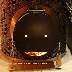 Печь дровяная Iki Original со стальной дверцей смайл