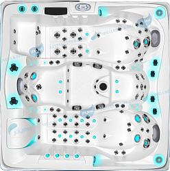 Гидромассажный СПА бассейн Joyee SPA Manhattan 2100*2100*920