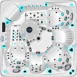 Гидромассажный СПА бассейн Joyee SPA California 2300*2300*920